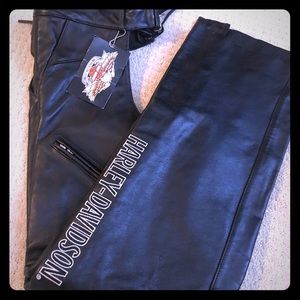 Harley Davidson Leather Chaps NWT - Sz L